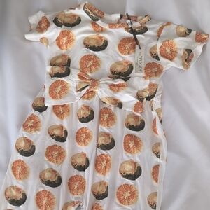Kate Quinn Pomelo Fruit Print Baby Romper